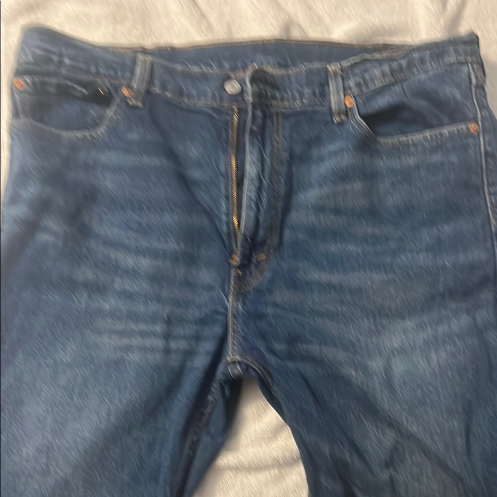 Levi's Blue Straight Jeans Classic Denim Style